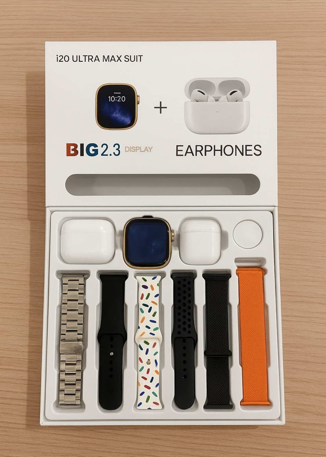 Smart Watch + Audifonos Inalambricos