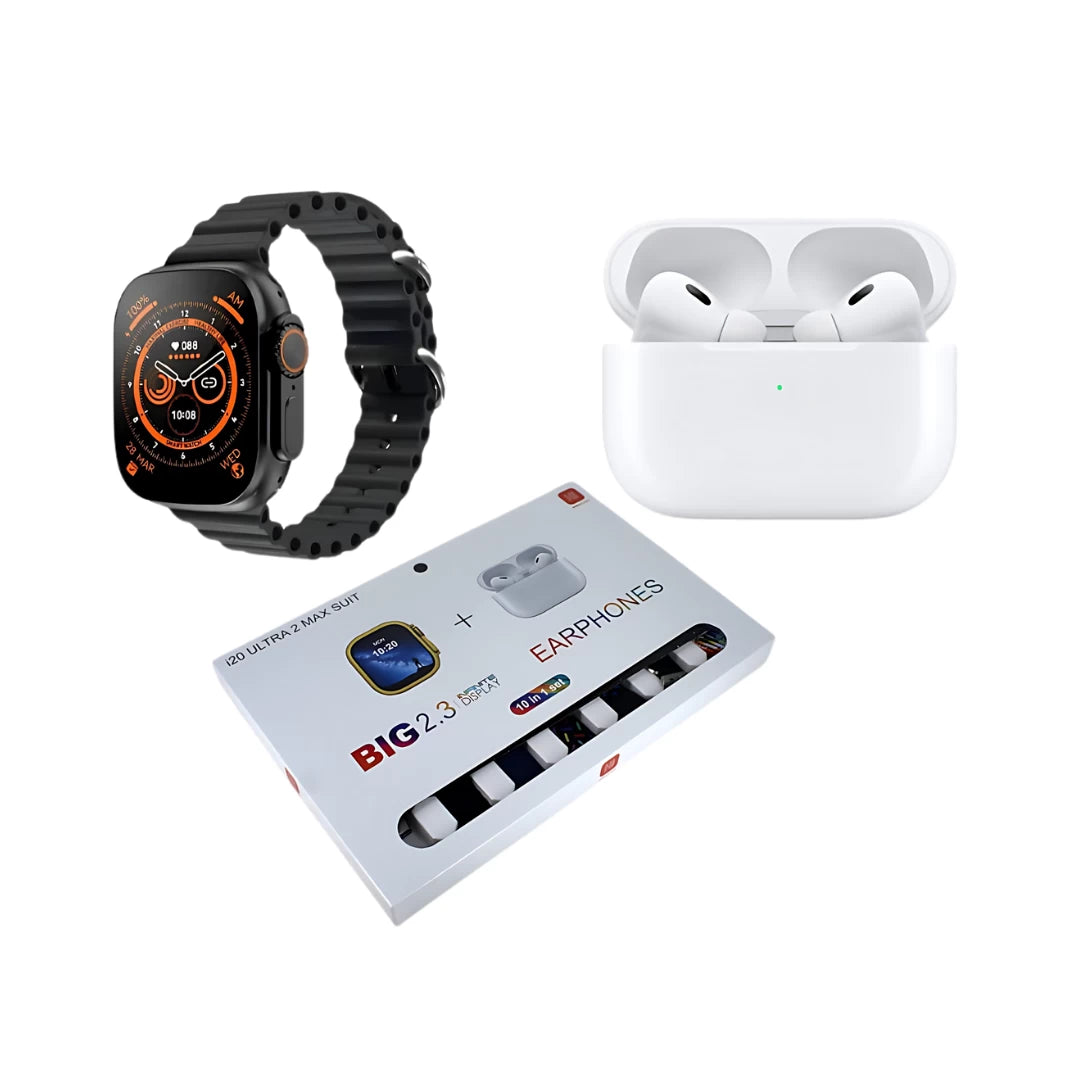 Smart Watch + Audifonos Inalambricos