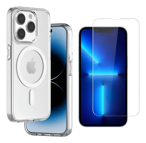 Combo Case Transparente + Vidrio templado